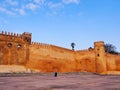 Walls of Kasbah of the Udayas in Rabat, Morocco Royalty Free Stock Photo