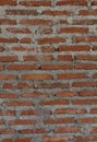 walls made of red brick Royalty Free Stock Photo