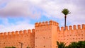 Walls of Marrakesh or marrakesh rampart, Gates of Marrakesh, medina districts of Marrakesh, Morocco Royalty Free Stock Photo