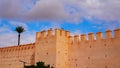 Walls of Marrakesh or marrakesh rampart, Gates of Marrakesh, medina districts of Marrakesh, Morocco Royalty Free Stock Photo