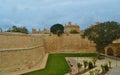 Walls of Mdina, the most ancient city of Malta