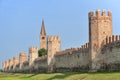 The walls of Montagnana (Padua, Italy)