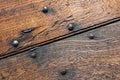 Wooden panels and boards of a rural house, Italy