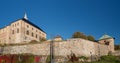 Walls of Oslo Akershus Fortress at late fall Royalty Free Stock Photo