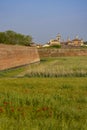 The walls of Sabbioneta, UNESCO World Heritage site, Lombardy, Italy Royalty Free Stock Photo