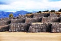 Walls of Sacsayhuaman Fortress, in Cusco