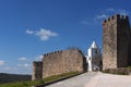 Walls and San Miguel church 15th century,Penela, Beiras region