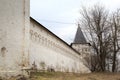 Walls. Savvino-Storozhevsky monastery. Zvenigorod, Russia. Royalty Free Stock Photo