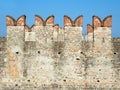 Walls Scaliger Castle Sirmione Italy