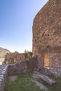 Walls of the Stari Bar ruins in Montenegro Royalty Free Stock Photo