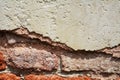 Wall, rifts on old antique Venetian walls