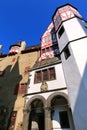Walls surrounding inner courtyard of Eltz Castle in Rhineland-Palatinate, Germany Royalty Free Stock Photo