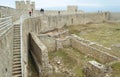 Walls surrounding the king Samuil fortress in Ohrid Royalty Free Stock Photo