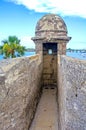 Walls and tower of San Marcos fort Royalty Free Stock Photo