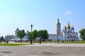 Walls, towers, a belltower and Sofia Uspensky a cathedral in the