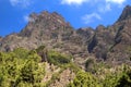 Walls towers, Caldera de Taburiente National Park, Canary Islands, Spain