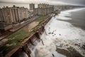 walls of water, rising from the ocean to devastate coastal cities