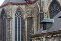 Walls and windows of Saint Michael`s Church Sint-Michielskerk