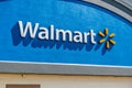 Walmart Exterior Facade Brand and Logo Signage in White Letters