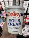 Walmart grocery store Daisy sour cream Royalty Free Stock Photo