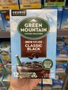 Walmart grocery store Green Mountain classic black coffee k cup Royalty Free Stock Photo