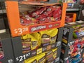Walmart grocery store Halloween candy skittles and large bags
