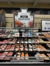 Walmart grocery store interior fresh seafood section