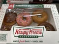 Walmart grocery store interior krispy Kreme dozen classic doughnuts mixed