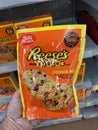 Walmart grocery store interior Reeses cookie mix Royalty Free Stock Photo