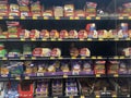 Walmart grocery store interior Sargento cheese section