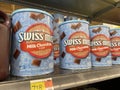 Walmart grocery store interior Swiss Miss cocoa mix