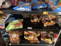 Walmart grocery store interior Tysn frozen chicken nuggets and wings