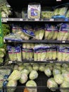 Walmart interior bagged romaine hearts lettuce