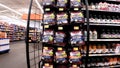 Walmart interior beef jerky display rack