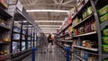 Walmart Neighborhood Market interior lady looking