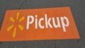 Walmart Pickup sign