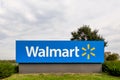 Walmart Retail Store Entrance Sign and Trademark Logo