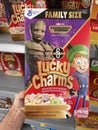Walmart retail store interior Lucky Charms defenders of the galaxy