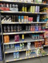 Walmart retail store interior sports drinks and prices