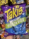 Walmart retail store interior Takis chips Fiesta Size Royalty Free Stock Photo