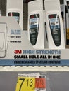 Walmart retail store Wall patch kit 3M small hole repair