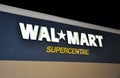 Walmart store sign Royalty Free Stock Photo
