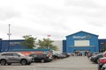 tor, canada - august 18, 2023: walmart supercentre center store supermarket department store blue with sign 46 p 20