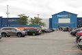 tor, canada - august 18, 2023: walmart supercentre center store supermarket department store blue with sign 45 p 20