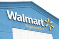 tor, canada - august 18, 2023: walmart supercentre center store supermarket department store blue white yellow 74 p 20