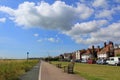 Walmer beach promenade Kent England Royalty Free Stock Photo