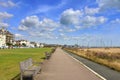 Walmer seaside promenade Kent England Royalty Free Stock Photo