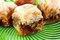 walnut baklawa sweets