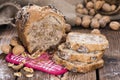 Walnut Bread Royalty Free Stock Photo