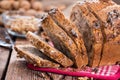 Walnut Bread (fresh baked) Royalty Free Stock Photo